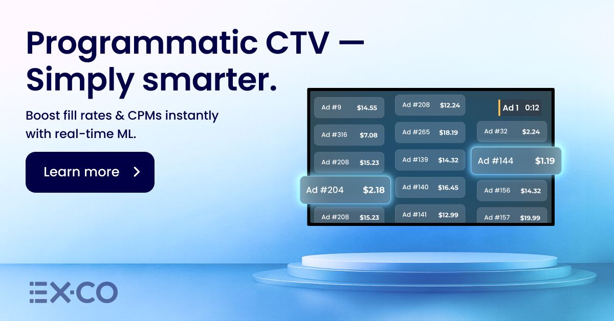 EX.CO Programmatic CTV — Simply smarter.
